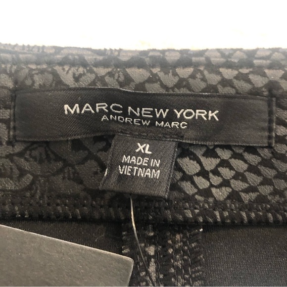 Marc New York/black reptile skirt/ NWT size XL - Picture 8 of 12